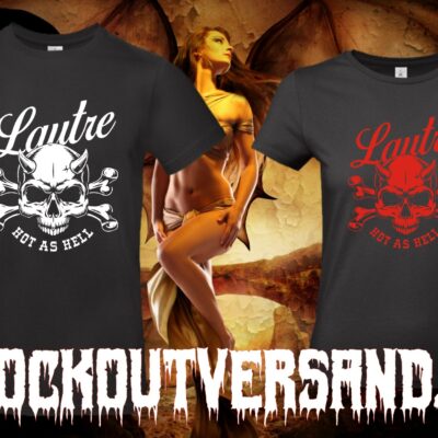 Lautre HOT AS HELL Männer + Frauen T-Hemd