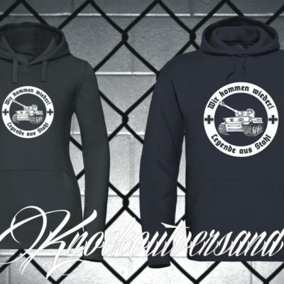 Tiger Legende aus Stahl Kapuzenpullover (Unisex)