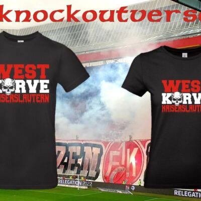 WESTKURVE Totenkopf Männer + Frauen T-Hemd