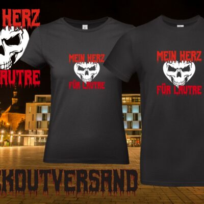 Mein Herz Männer + Frauen T-Hemd