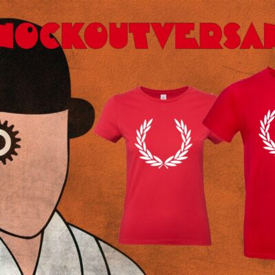 Lorbeerkranz Männer + Frauen T-Hemd Farbe Rot