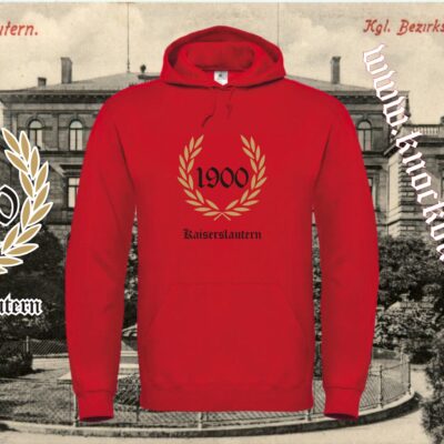 Kaiserslautern 1900 Lorbeerkranz Gold Kapuzenpullover (Unisex)
