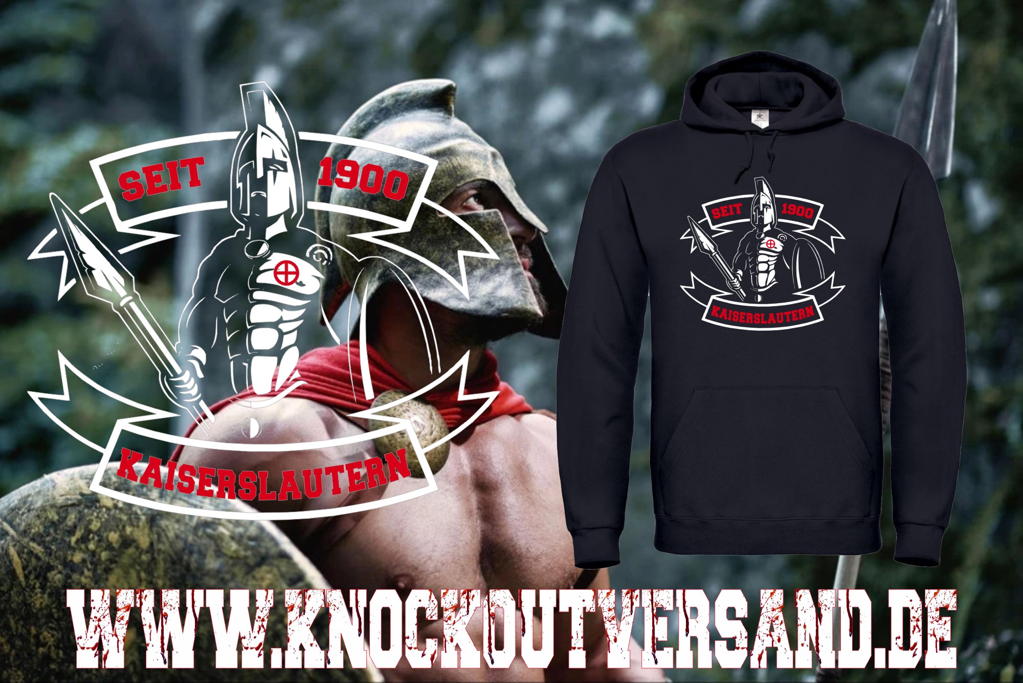 Seit 1900 Kaiserslautern Kapuzenpullover (Unisex)