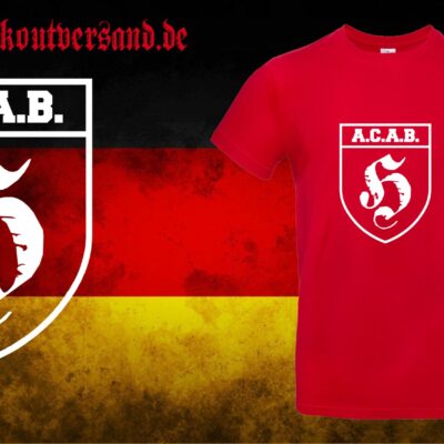 A.C.A.B. Wappen H Männer + Frauen T-Hemd