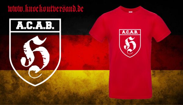 A.C.A.B. Wappen H Männer + Frauen T-Hemd