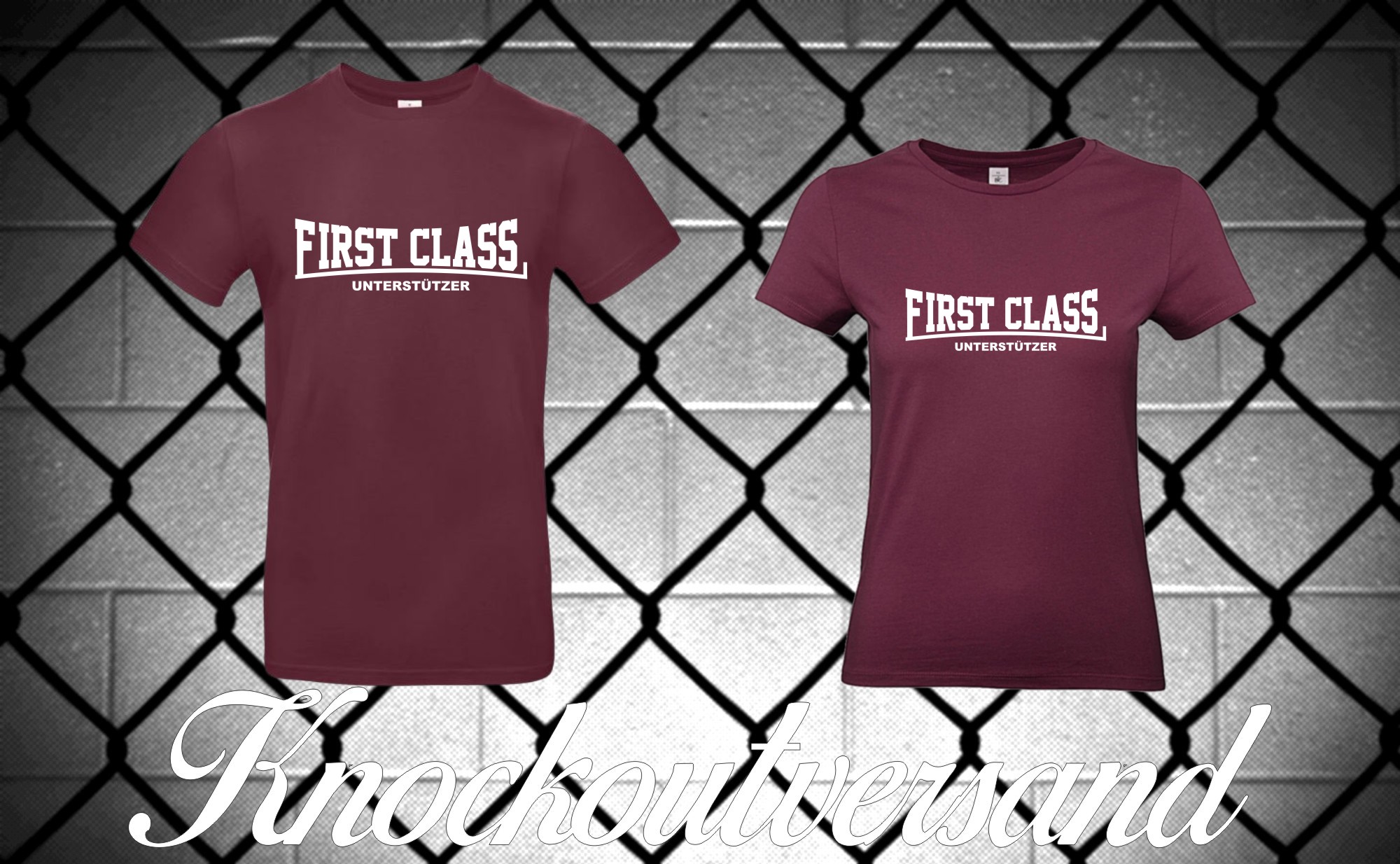 First Class Unterstützer Männer + Frauen T-Hemd
