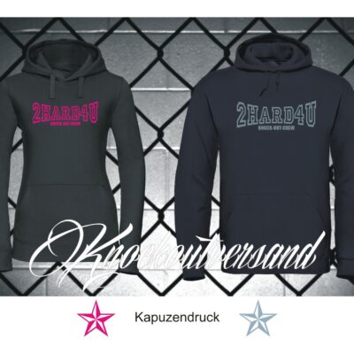 2HARD4U Männer / Frauen Kapuzenpullover