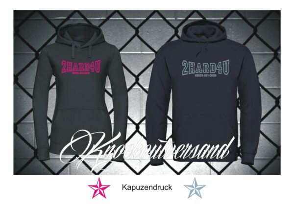 2HARD4U Männer / Frauen Kapuzenpullover