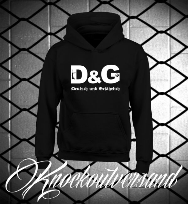 Deutsch und Gefährlich Kapuzenpullover (Unisex)