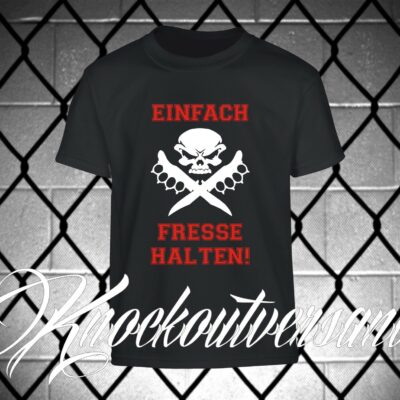 EINFACH FRESSE HALTEN! Männer T-Hemd