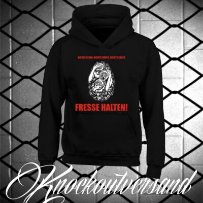 FRESSE HALTEN! Kapuzenpullover (Unisex)