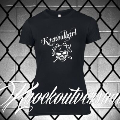 Krawallgirl Skull 1 Frauen T-Hemd