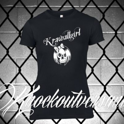 Krawallgirl Skull 2 Frauen T-Hemd