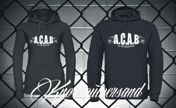 ACAB SKULLS Männer / Frauen Kapuzenpullover - Kopie