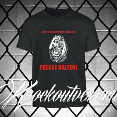 FRESSE HALTEN! Männer T-Hemd