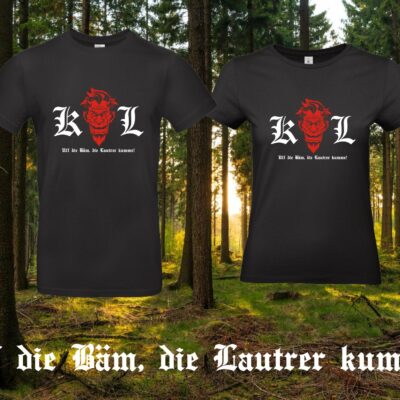 Uff die Bäm, die Lautrer kumme! Junge + Mädel T-Hemd